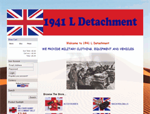 Tablet Screenshot of 1941ldetachment.co.uk